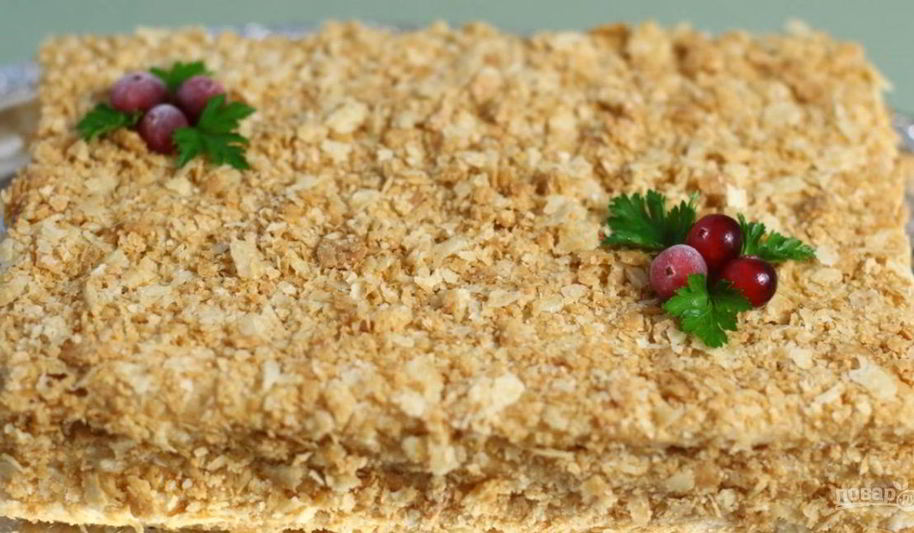 Рецепт наполеона закусочного с рыбой