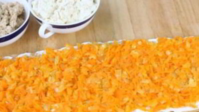 наполеон закусочный с рыбой