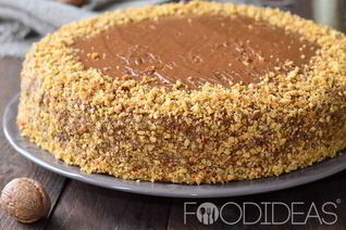 Ореховый торт со сгущенкой