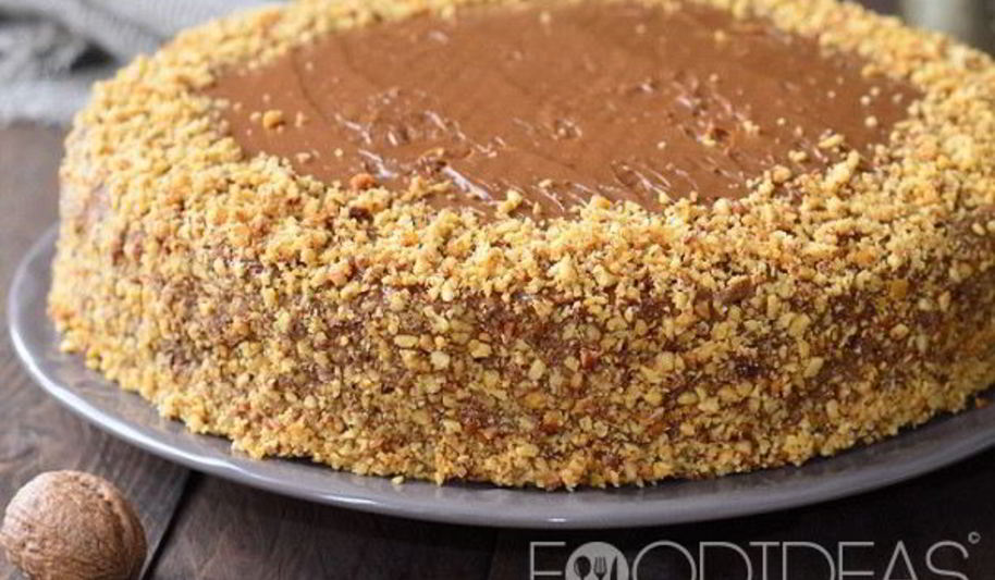 Рецепт орехового торта со сгущенкой