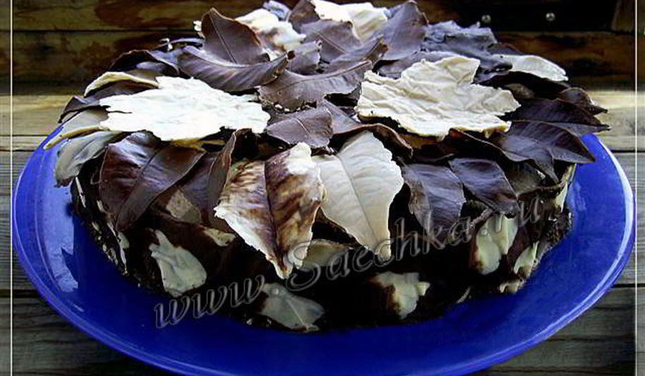 Рецепт осеннего торта