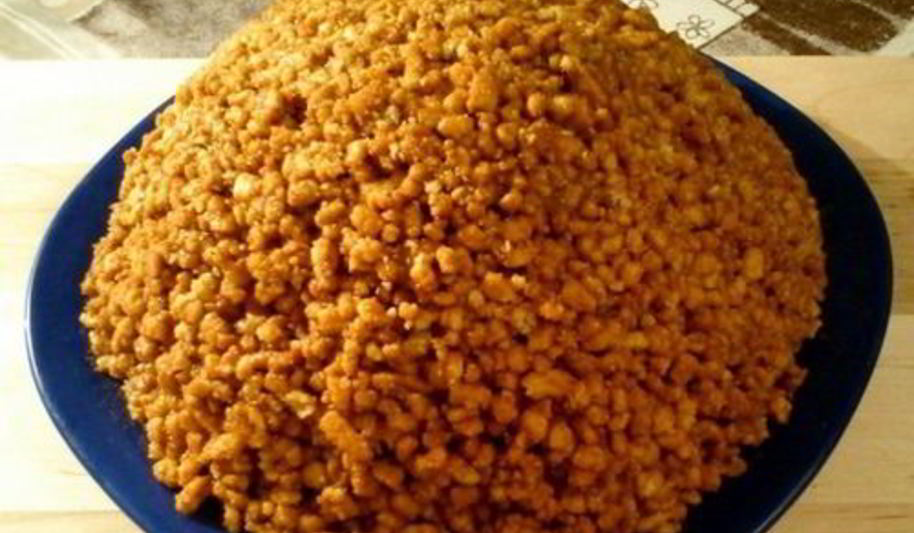 Рецепт песочного торта муравейник с кремом