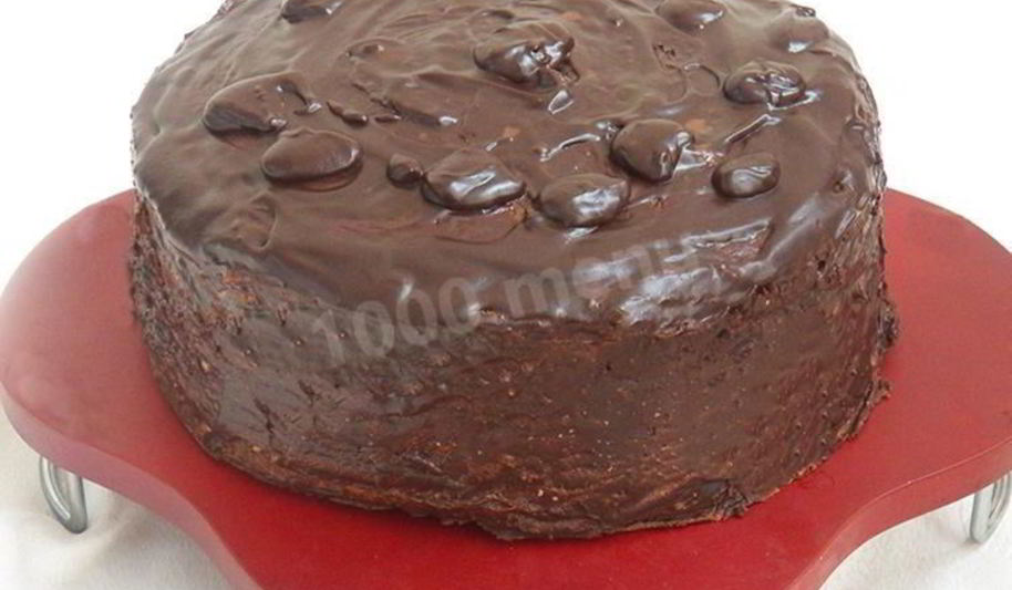 Рецепт шоколадного блинного торта с творожным кремом