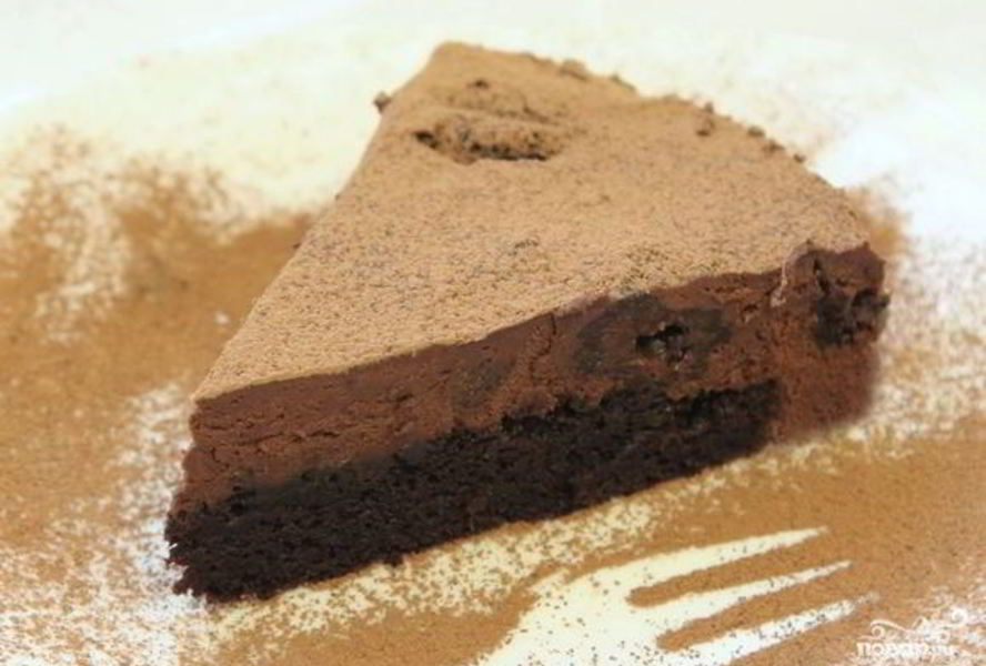 Шоколадный торт с черносливом