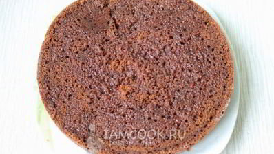 шоколадный торт с вишнями и сметанным кремом