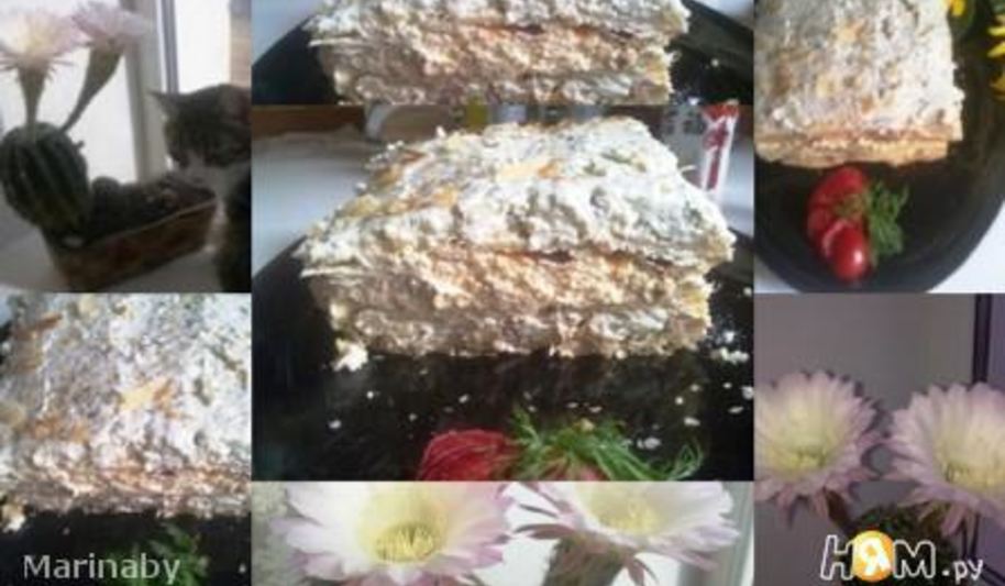 Рецепт сырного наполеона