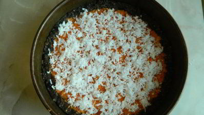 сыроедческий морковный торт