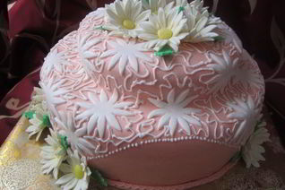 Торт Ажурные ромашки