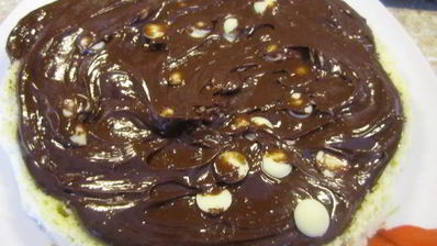 торт ажурные ромашки