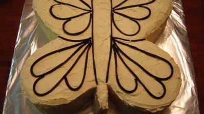 торт бабочка
