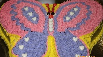 торт бабочка