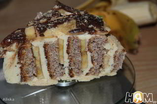 Торт Банановая улитка