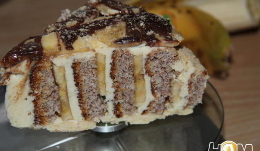 Рецепт торта банановая улитка