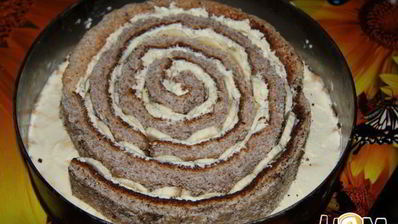 торт банановая улитка