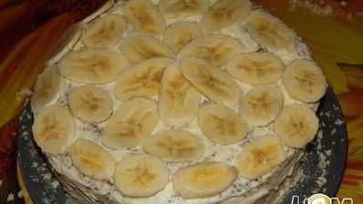 торт банановая улитка