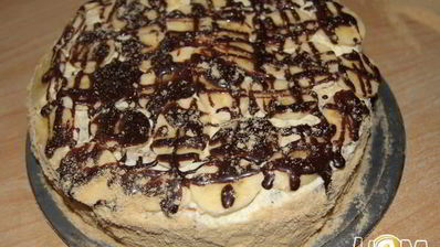 торт банановая улитка