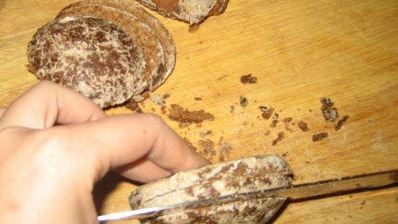 торт из пряников с бананами