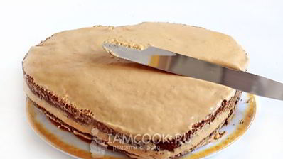 торт медовик бисквитный