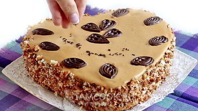 торт медовик бисквитный