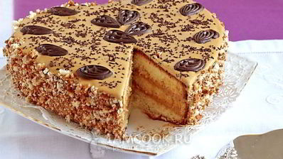 торт медовик бисквитный