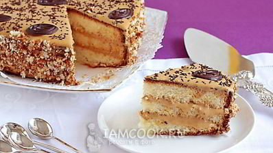 торт медовик бисквитный