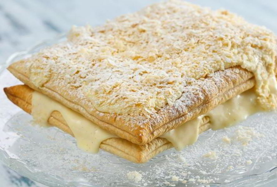 Торт Наполеон из готового слоеного теста