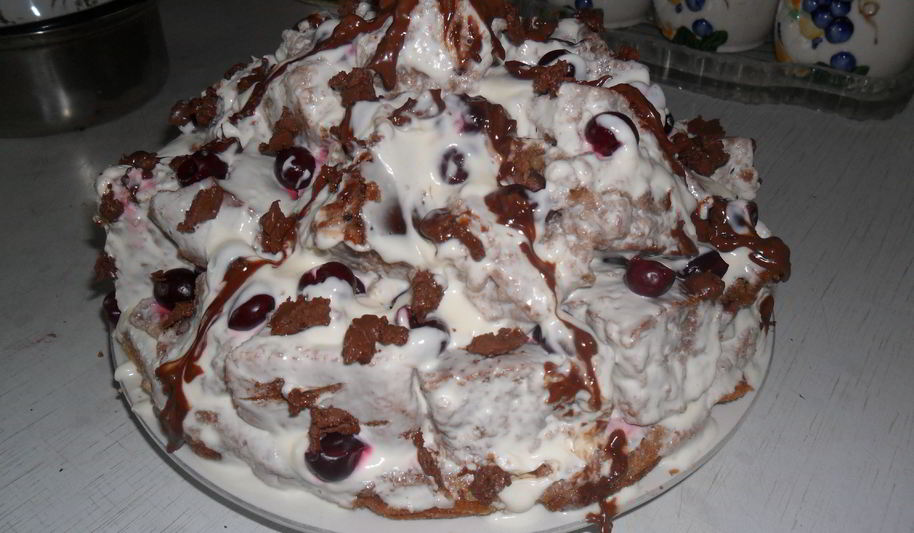 Рецепт торта панчо с вишней