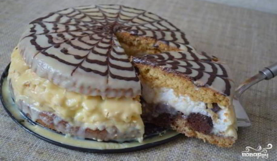 Рецепт торта паутинка по госту