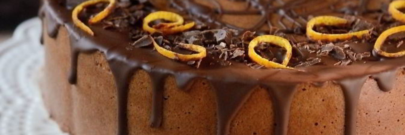Торт Шоколадно-апельсиновое Птичье молоко