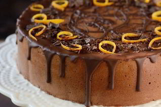 Торт Шоколадно-апельсиновое Птичье молоко