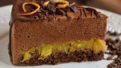 торт шоколадно-апельсиновое птичье молоко