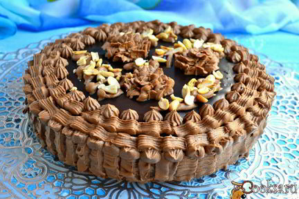 Торт шоколадно-кофейный