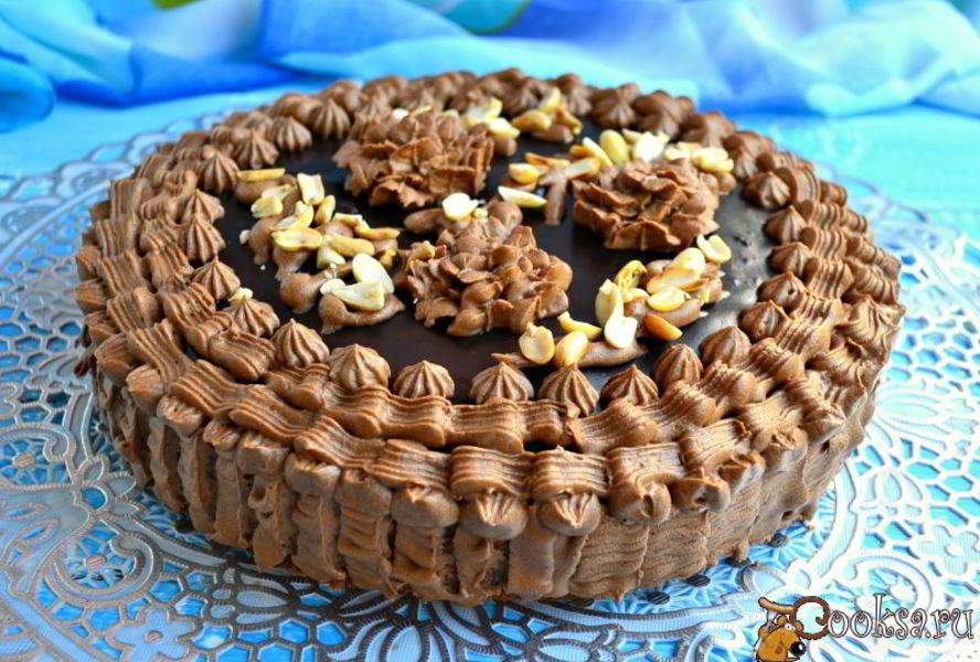 Торт шоколадно-кофейный