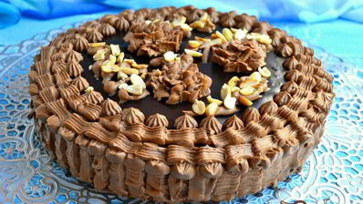 торт шоколадно-кофейный