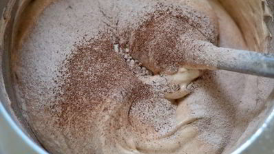 торт шоколадно-сливочный цветочная феерия