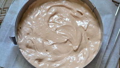 торт шоколадно-сливочный цветочная феерия