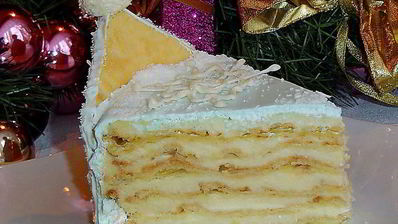 торт снежная королева