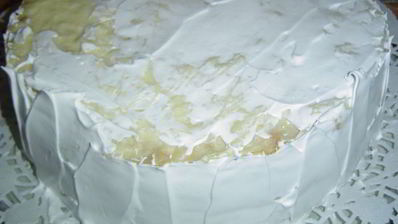 торт снежная королева