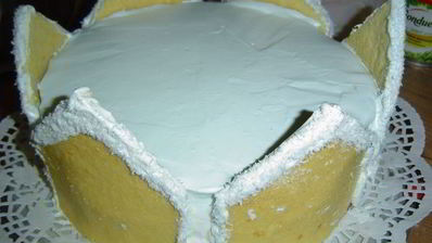 торт снежная королева