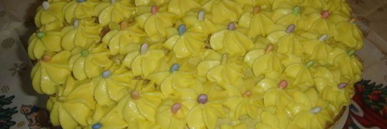 Торт Цветочная полянка