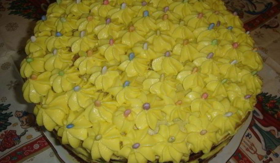Рецепт торта цветочная полянка
