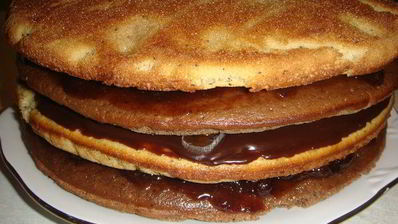 торт цветочная полянка