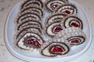 Вафельный рулет