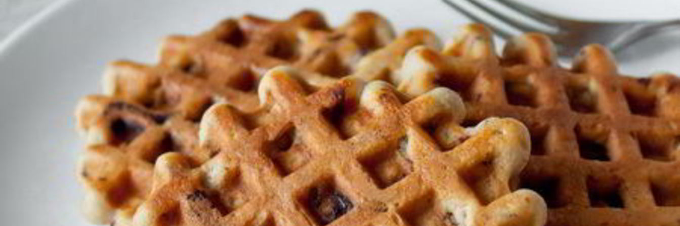 Арахисовые вафли с шоколадной крошкой