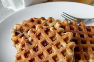 Арахисовые вафли с шоколадной крошкой