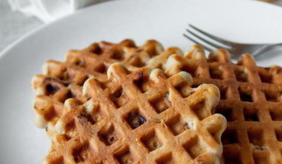 Рецепт арахисовых вафель с шоколадной крошкой