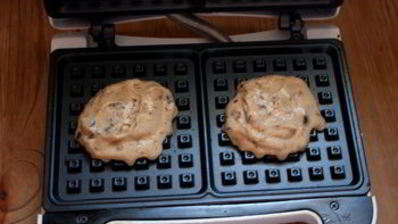 арахисовые вафли с шоколадной крошкой