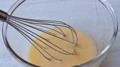 черничные вафли на сметане