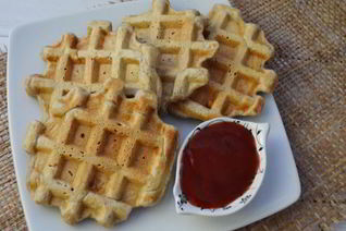 Чесночные вафли