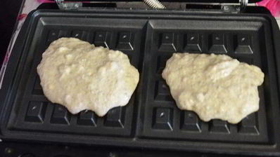 чесночные вафли